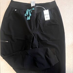 FIGS Black Zamora Jogger-XL